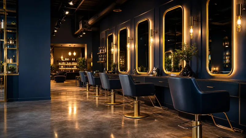 Bright salon interior with styling chairs, How to Start a Nail Salon in Kansas