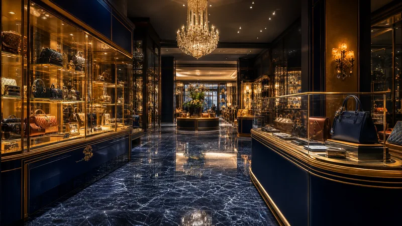 Licensed retail interior with glass display cases, How to Start a Vape or Tobacco Shop in Kansas