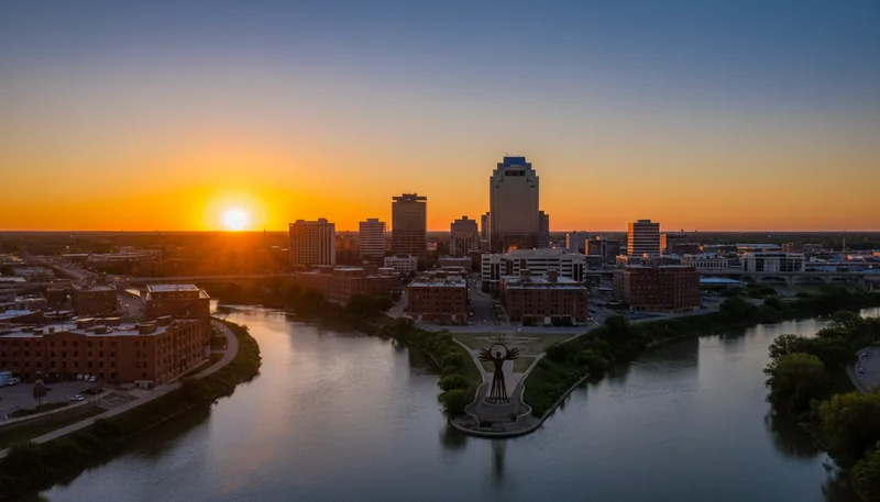 Wichita skyline representing Kansas business opportunities